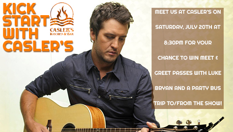 Kick Start with Casler’s: Win a VIP experience with Luke Bryan.
