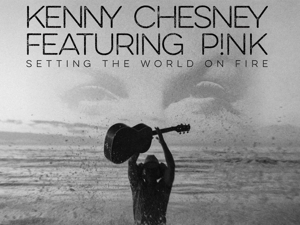 Listen to Kenny Chesney’s New Duet With Pink, “Setting the World on Fire”