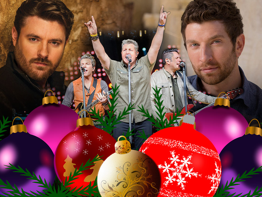 Vote Now: Whose Upcoming Christmas Album Are You Most Looking Forward To From the Male Vocalists—Chris Young, Brett Eldredge or Rascal Flatts?