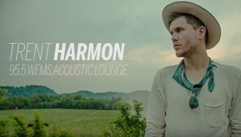 Trent Harmon in the 95.5 WFMS Acoustic Lounge