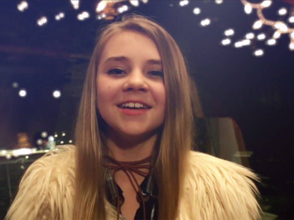Watch 13-Year-Old Tegan Marie Get Into the Holiday Spirit With Her Own Version of “O, Holy Night”